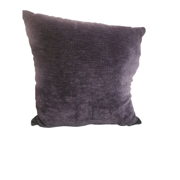 Blue Santa Chenille  18"x18" Accent Pillow Handcrafted Christmas Home Décor - Picture 7 of 7